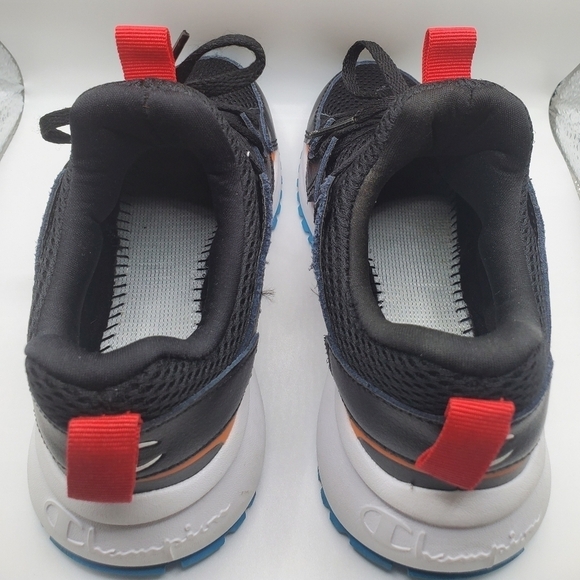 Champion Ripple black orange turquoise Athletic sneakers Size 13c - Picture 10 of 11